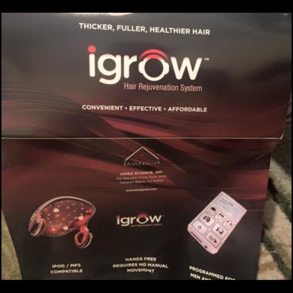 i grow hair rejuvenation system, hand free laser hair system